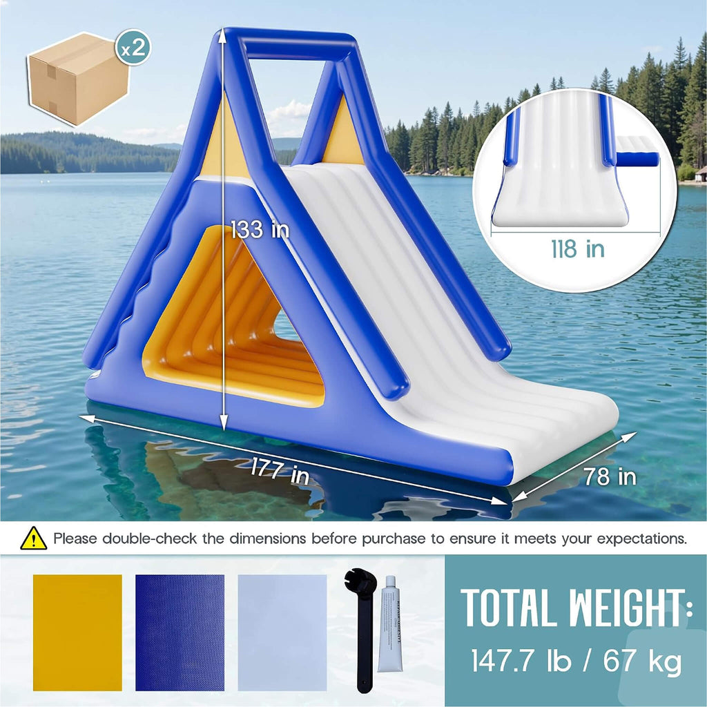 Large 15FT Commercial Inflatable Water Slide With Climbing Handle (SAK98314) – SAKSBY WHOLESALE, view 12