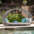 Alora Large 2-Person Abigal Outdoor Wicker Daybed With Aluminum Frame And Cushions (SAK23942) – SAKSBY WHOLESALE