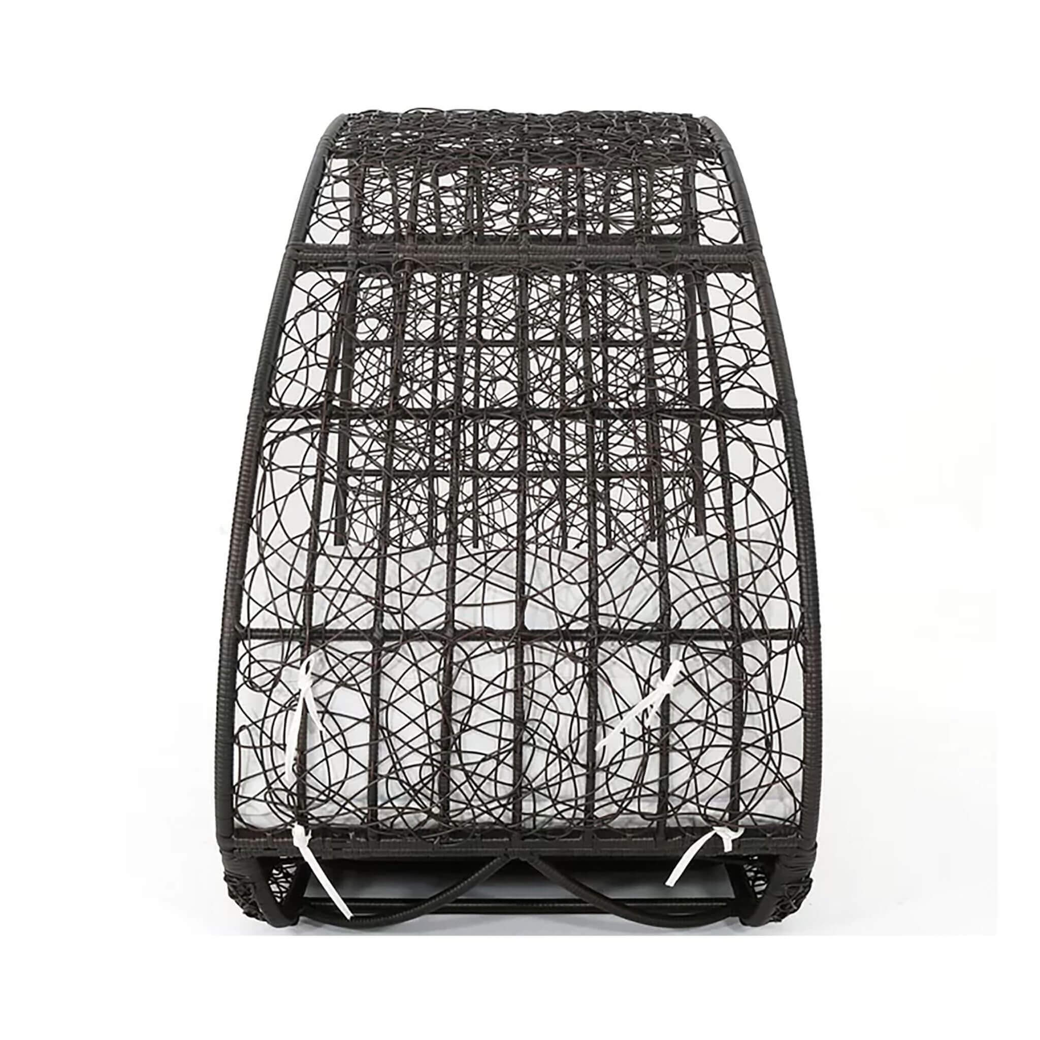 Alora Large 2-Person Abigal Outdoor Wicker Daybed With Aluminum Frame And Cushions (SAK23942) – SAKSBY WHOLESALE, view 5