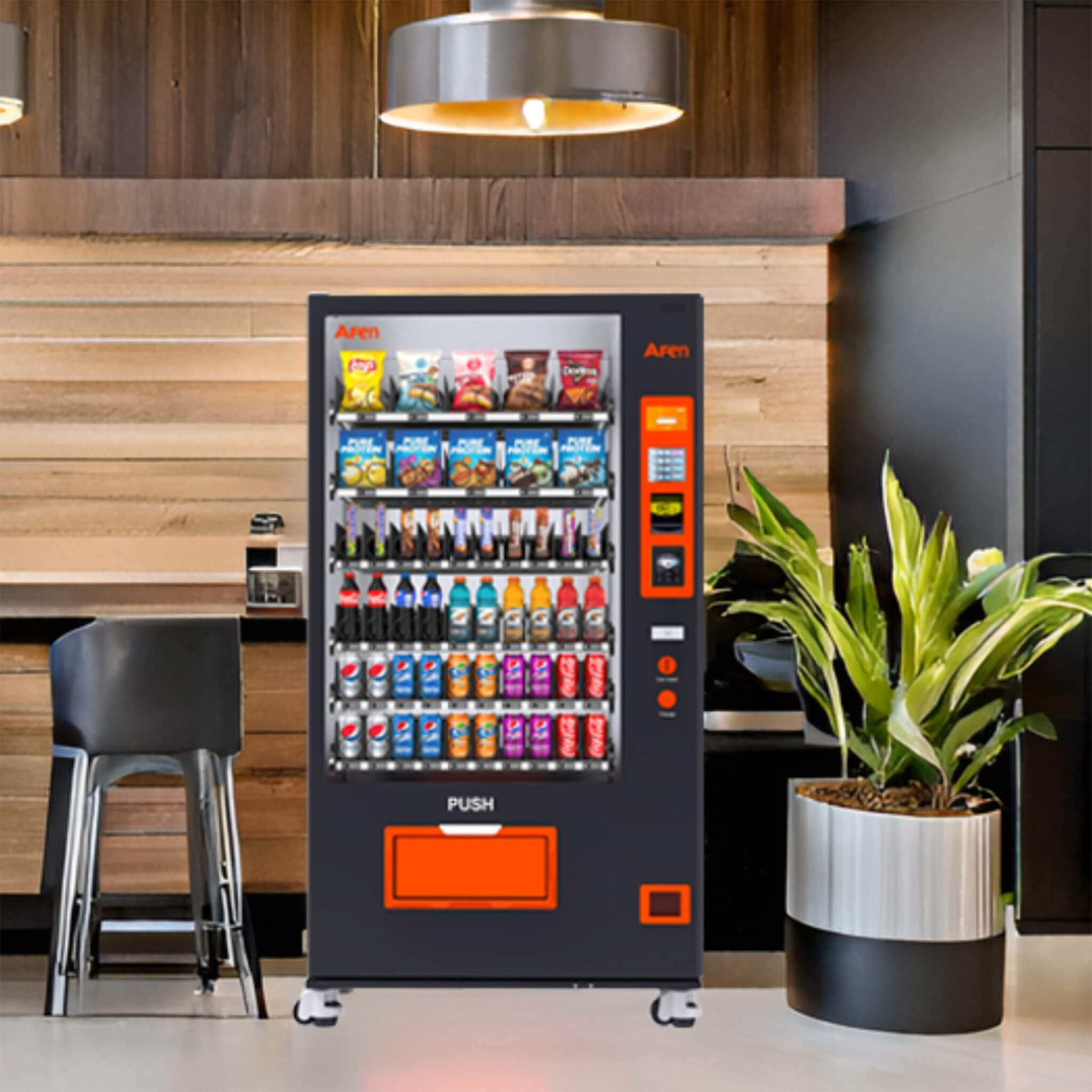 Large 60-Slot Commercial Snack And Drink Refrigerated Combo Vending Machine (SAK58735) – SAKSBY WHOLESALE, view 8