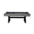 Large 84-Inch Rustic Gray Pool Table With Cues, Balls And X-Legs (SAK54361) – SAKSBY WHOLESALE