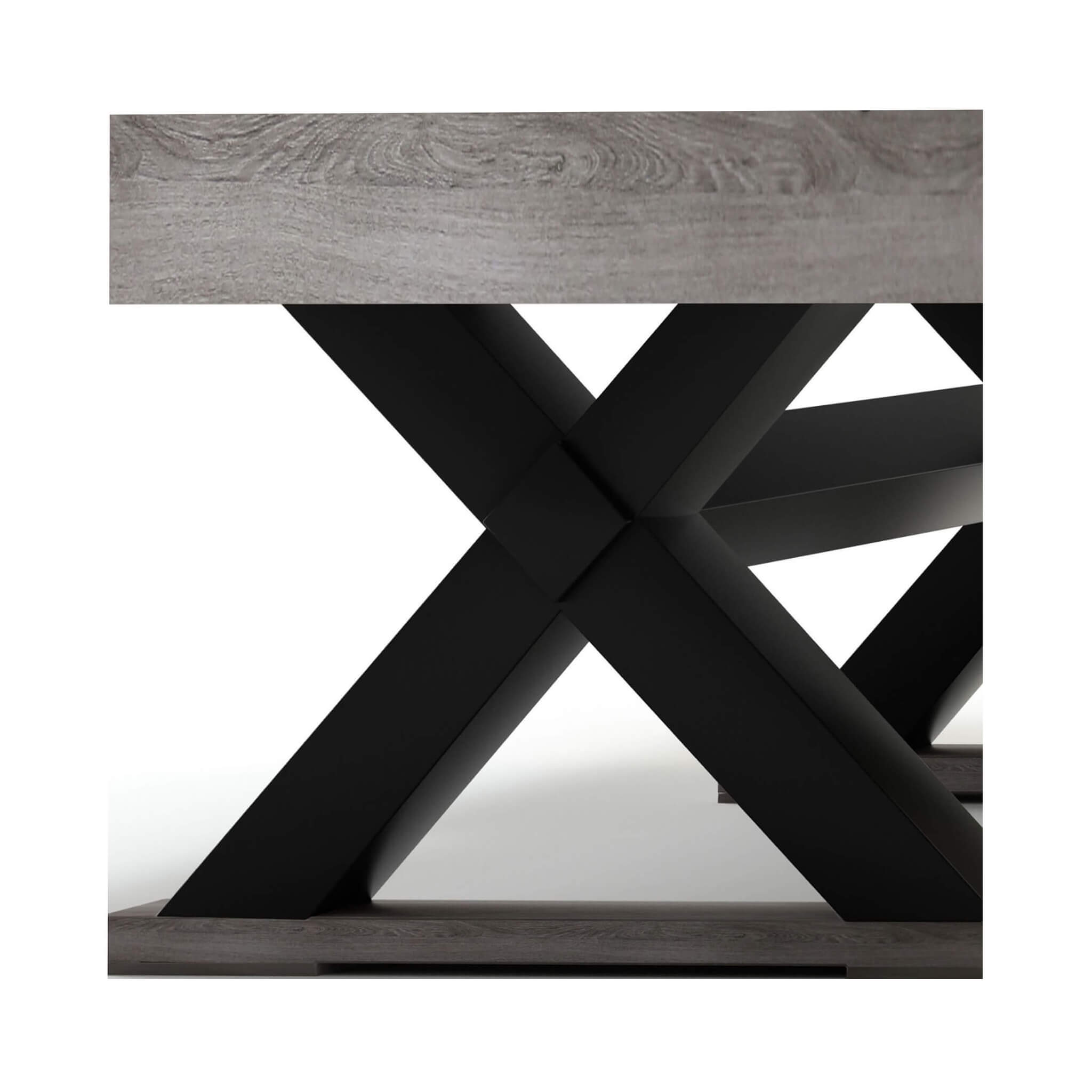 Large 84-Inch Rustic Gray Pool Table With Cues, Balls And X-Legs (SAK54361) – SAKSBY WHOLESALE, view 13