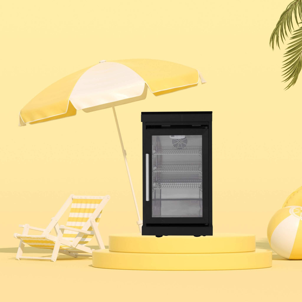 Large 68L Stainless Steel Single-Door Fridge For Outdoor Kitchen Islands (SAK15296) – SAKSBY WHOLESALE, view 3