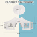 Large Heavy-Duty Customizable Party Tent With Sidewalls And Windows (SAK72615) – SAKSBY WHOLESALE, view 9