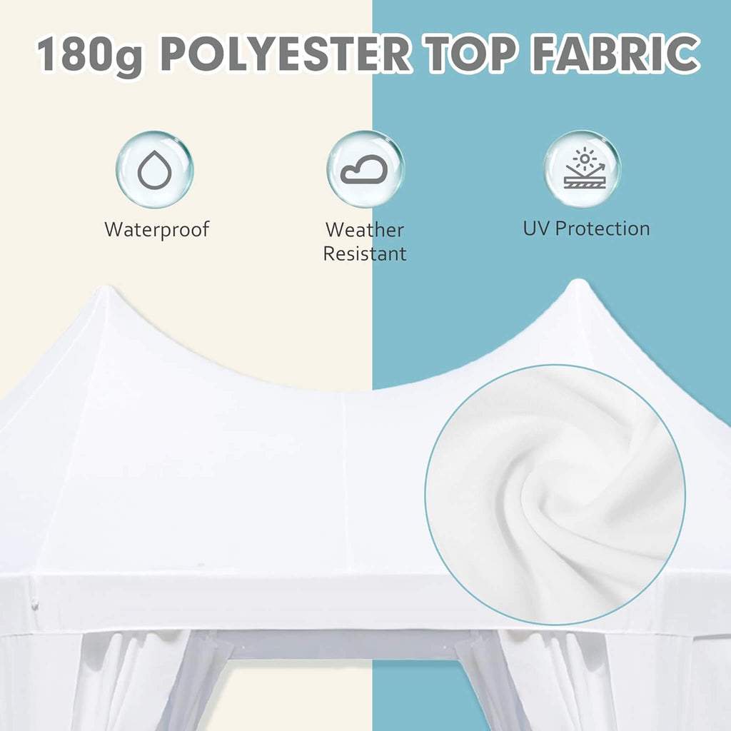 Large Heavy-Duty Customizable Party Tent With Sidewalls And Windows (SAK72615) – SAKSBY WHOLESALE, view 4
