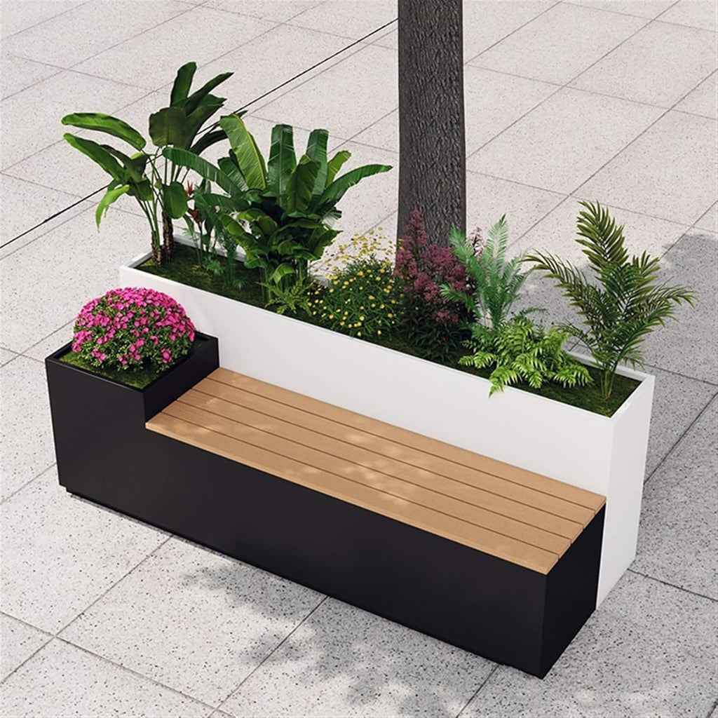Large Outdoor All-Weather Commercial Flower Box Potting Bench [Made To Order] (SAK70249) – SAKSBY WHOLESALE, view 3