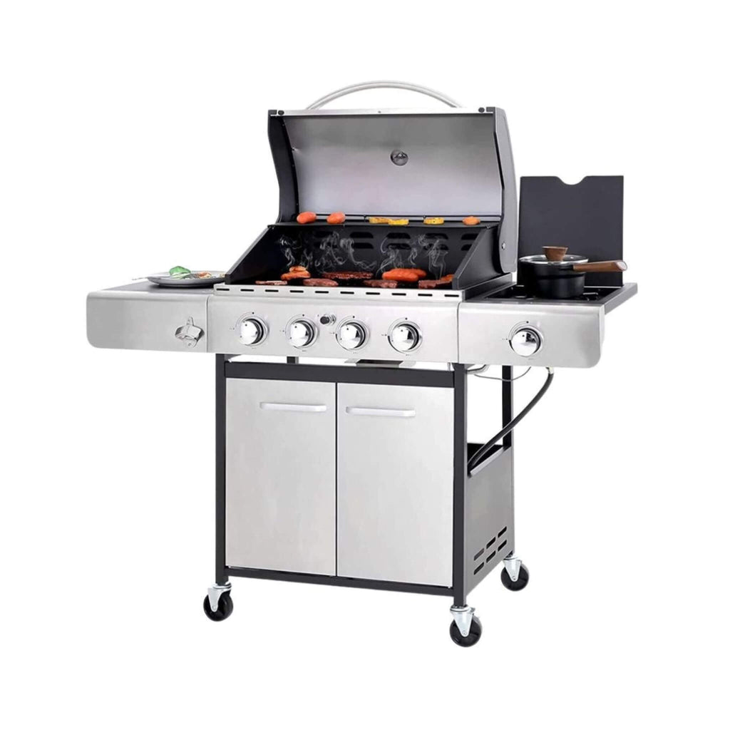 Large Outdoor 42K BTU BBQ Stainless Steel Propane Gas Grill With 4 Burners (SAK61283) – SAKSBY WHOLESALE, view 15