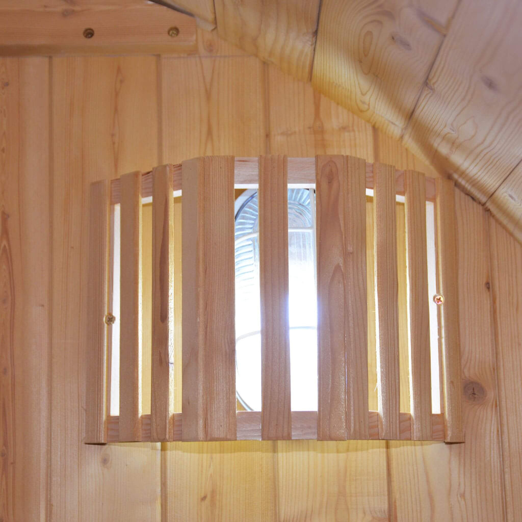 Thermora Ignite Large Premium American White Oak Outdoor Wooden Barrel Sauna With 4.5KW Sauna Heater (SAK45968) – SAKSBY WHOL