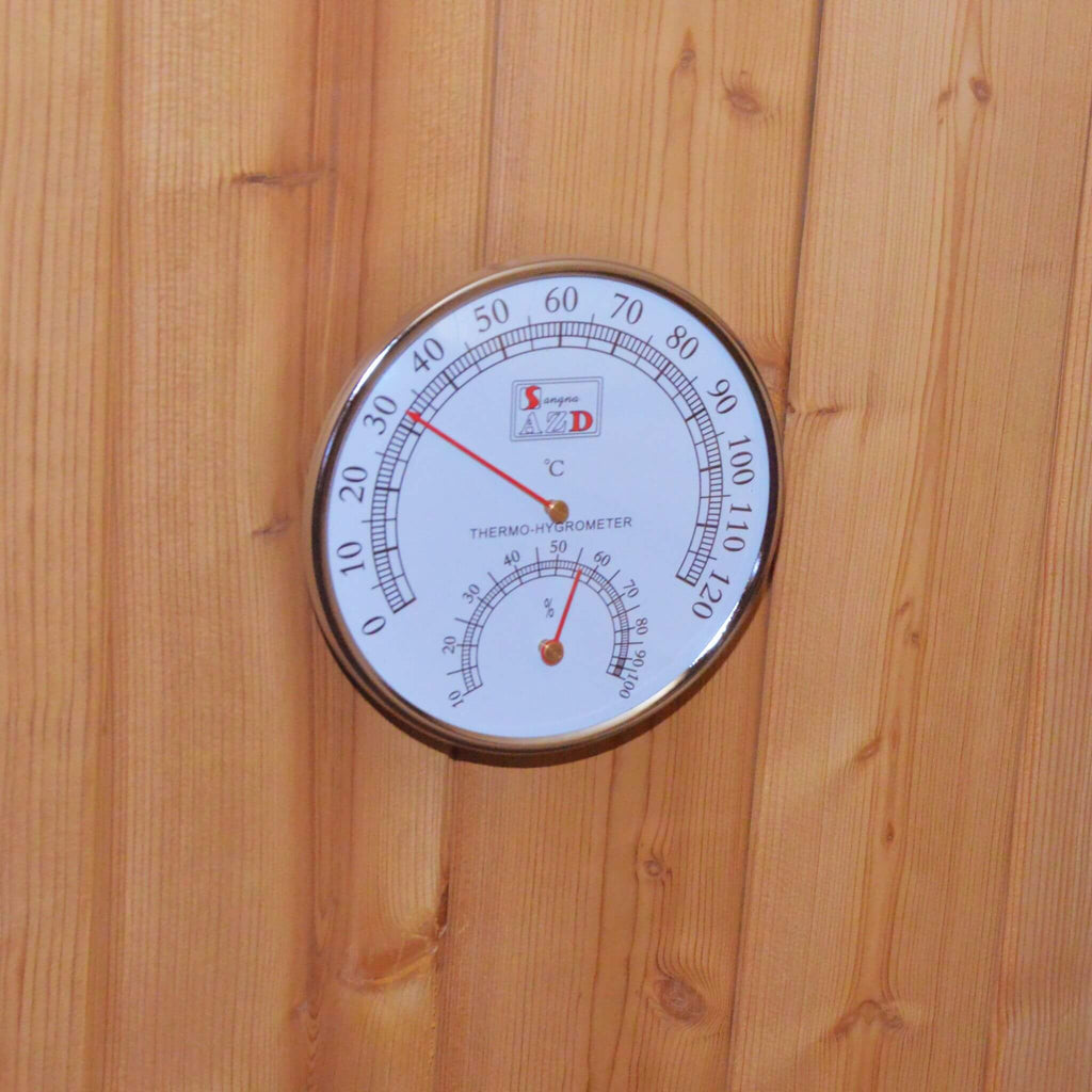 Thermora Ignite Large Premium American White Oak Outdoor Wooden Barrel Sauna With 4.5KW Sauna Heater (SAK45968) – SAKSBY WHOL