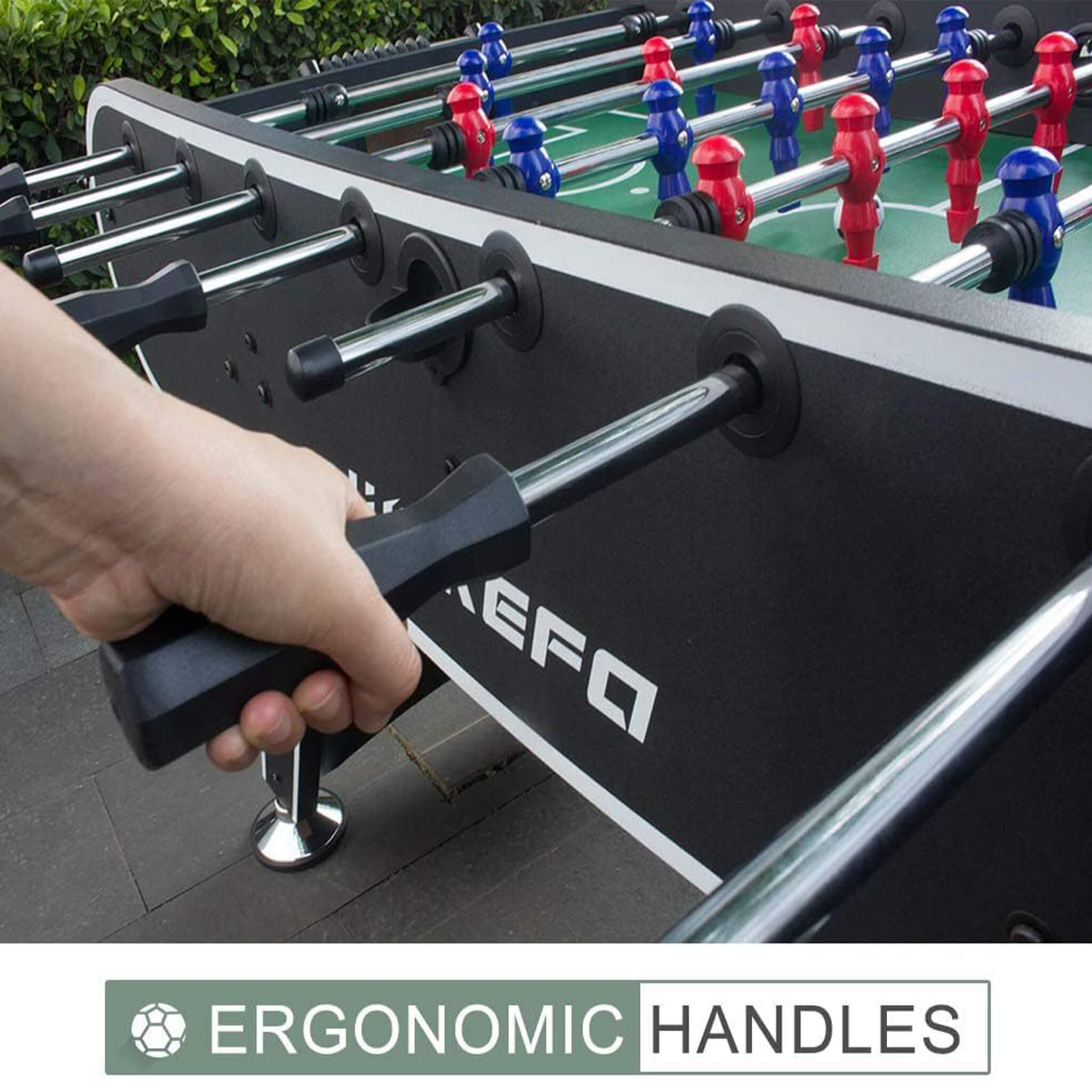 Large 56-Inch Premium Full-Size Soccer Foosball Game Table (SAK96312) – SAKSBY WHOLESALE, view 4