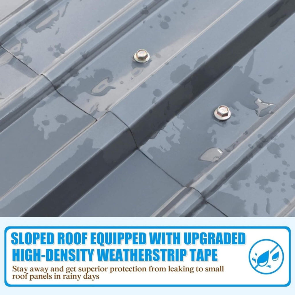 [12X20FT] Alora Premium Modern Heavy-Duty Outdoor Alloy Steel Carport Canopy (SAK91486) – SAKSBY WHOLESALE, view 7