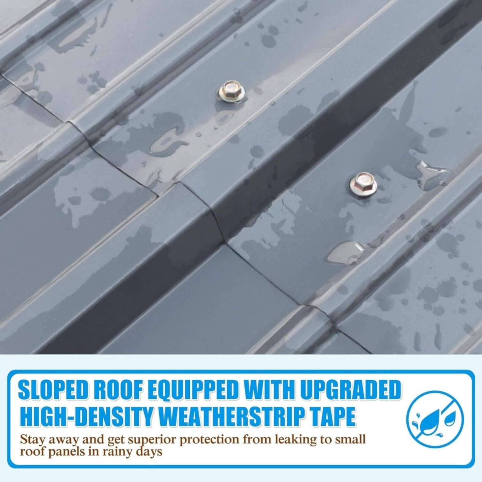 [12X20FT] Alora Premium Modern Heavy-Duty Outdoor Alloy Steel Carport Canopy (SAK91486) – SAKSBY WHOLESALE, view 7
