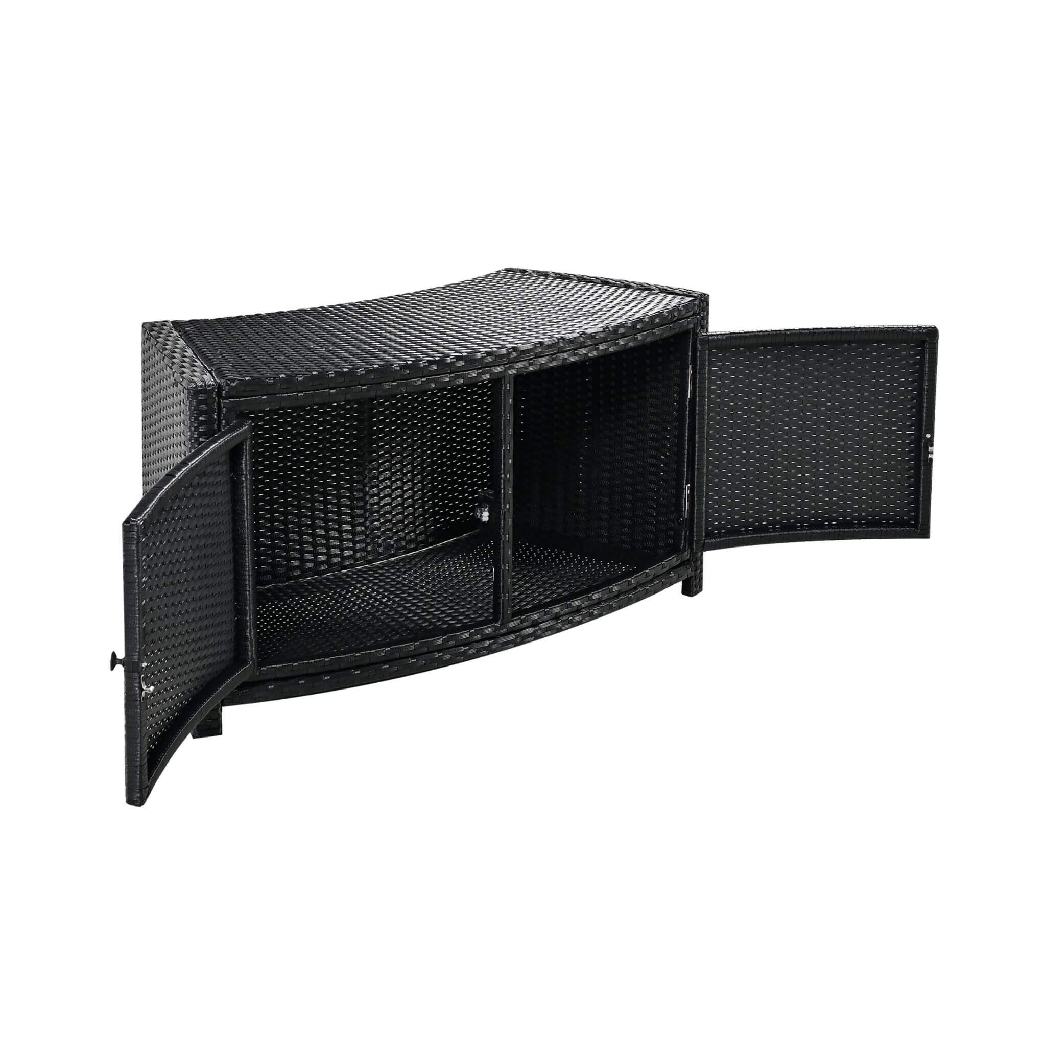 Alora Large Premium Surround Spa Patio Rattan Sofa Set With Storage Compartments And Cushions (SAK75629) – SAKSBY WHOLESALE, 