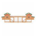 Large 160-Inch Wooden Backyard Hen Chicken Coop Enclosure W/ Nest Box & Run (SAK96451) – SAKSBY WHOLESALE