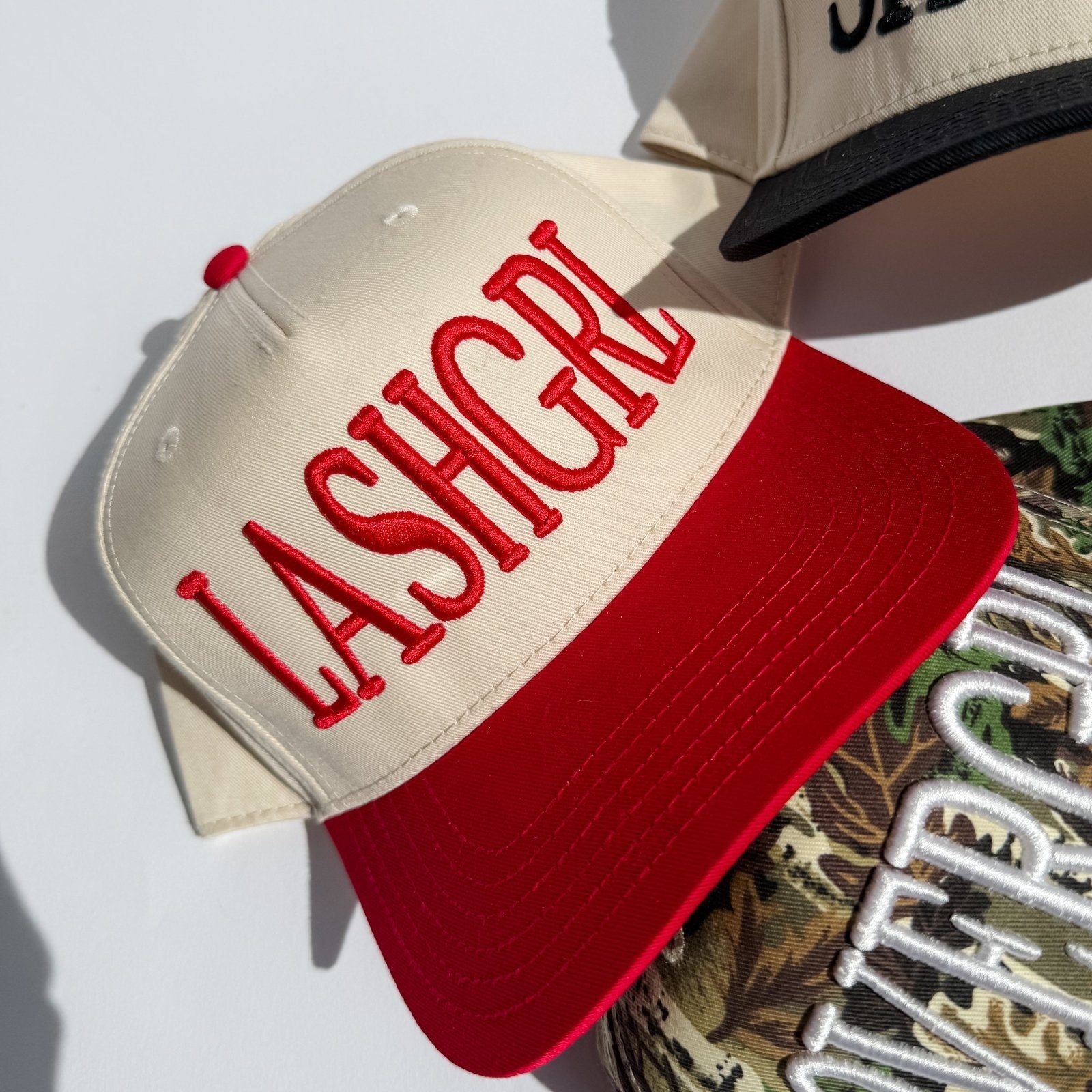 Coco & Rho LASHGRL - Trucker Hat — detail close-up