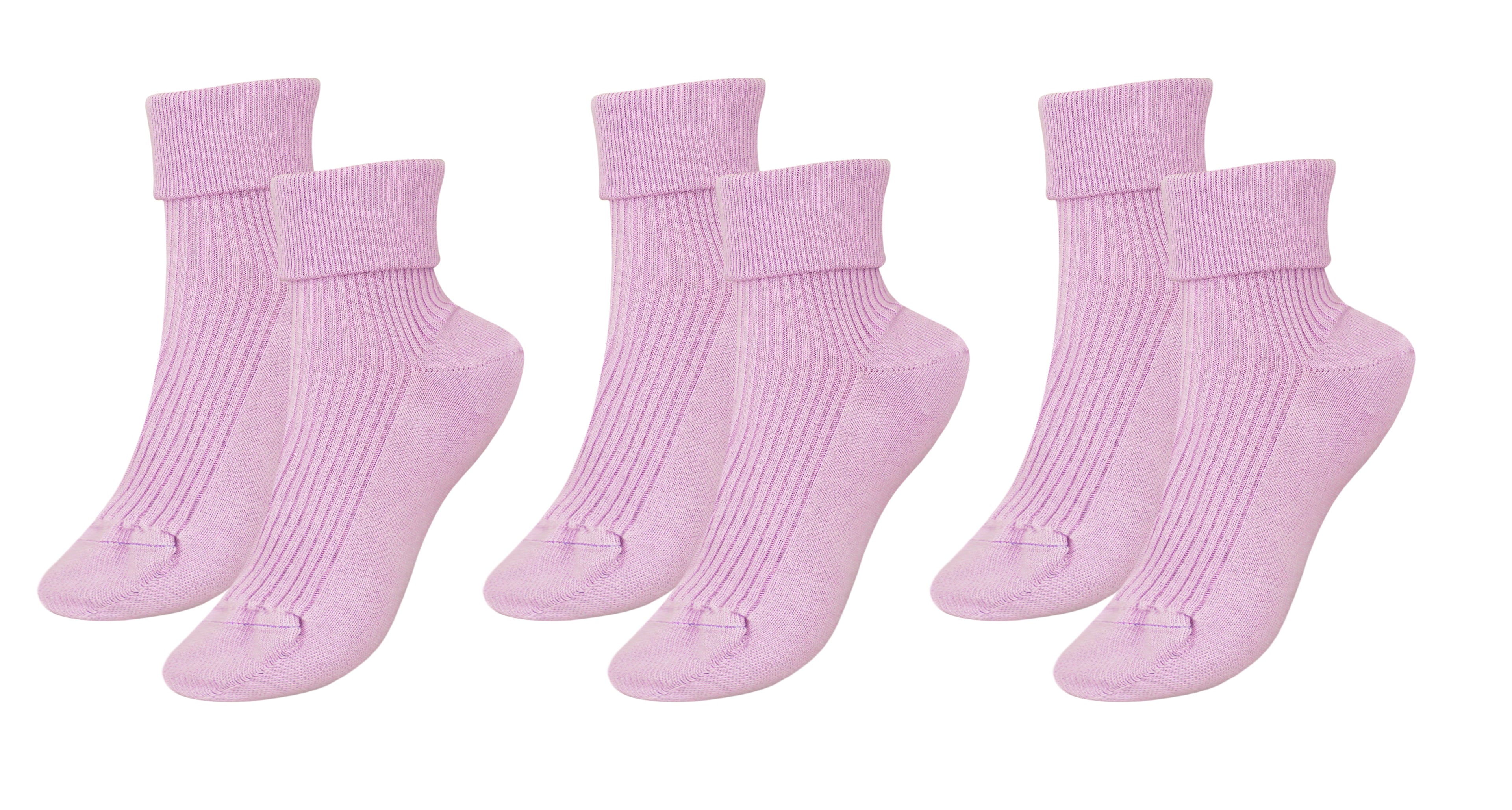 tittimitti tittimitti® 100% Organic Combed Cotton Luxury Women's Socks 3-Pack. Made in Italy. — detail close-up