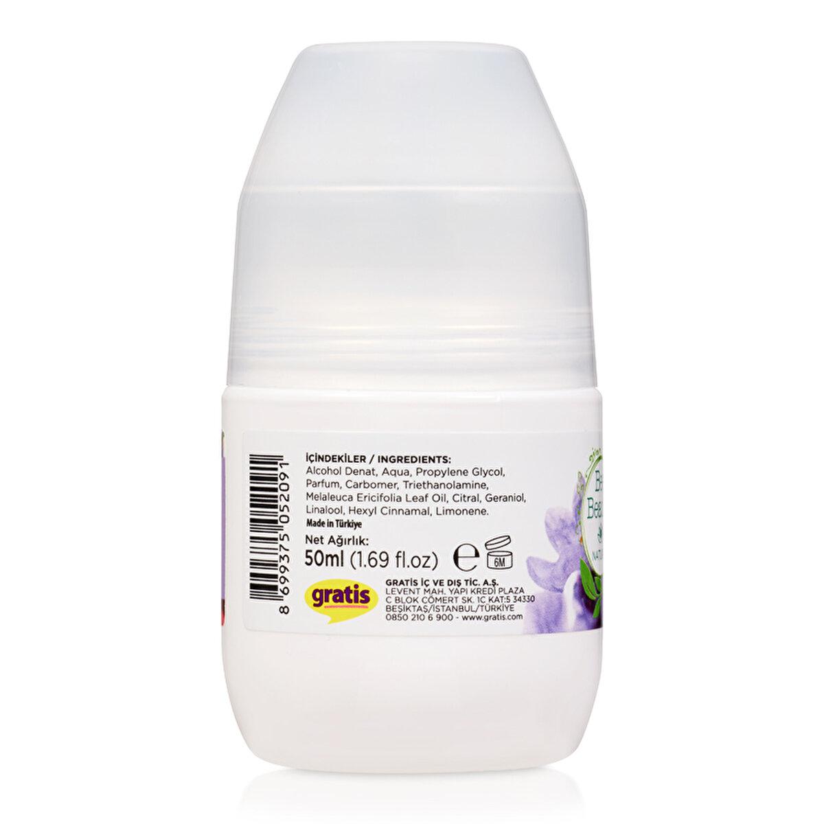 Bee Beauty Natural Roll-On Deodorant for Women - Aluminum-Free, Paraben-Free, Sensitive Skin Friendly
