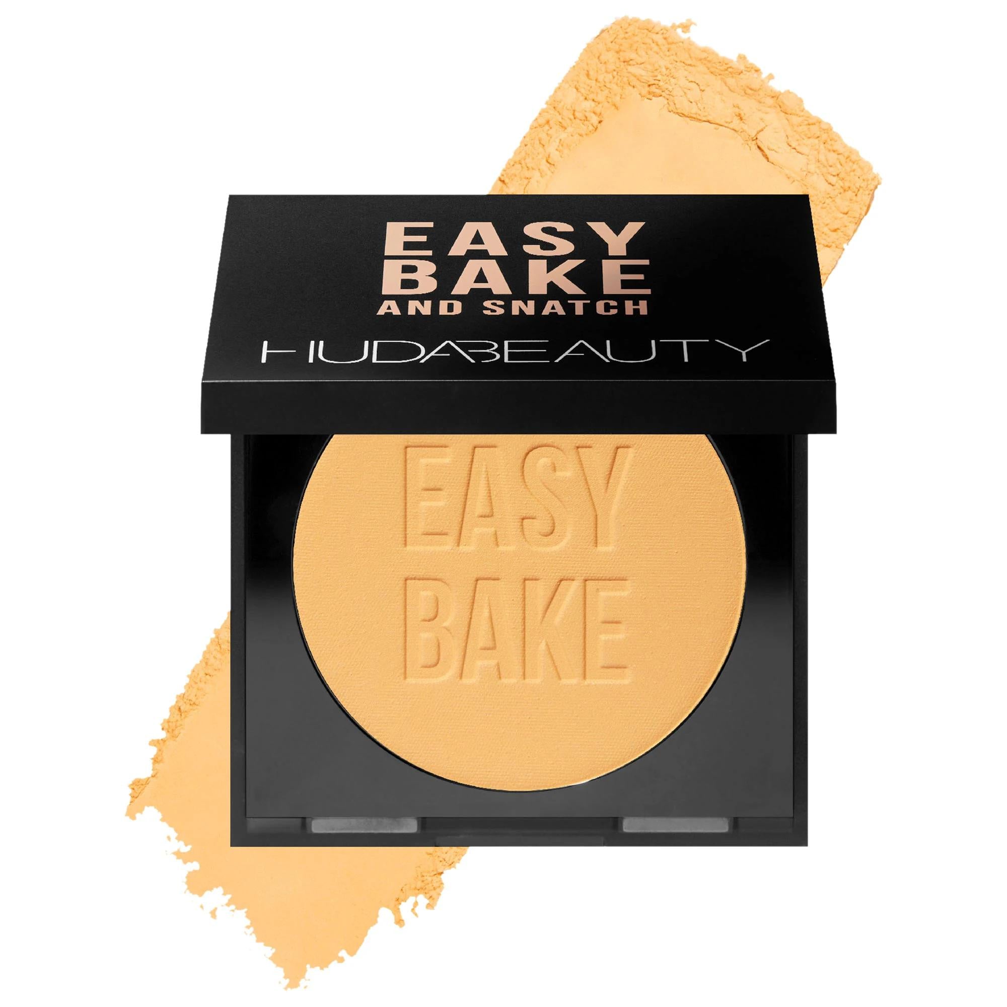 Easy Bake and Snatch Pressed Talc-Free Brightening and Setting Powder - Hydrating Makeup for Natural Finish