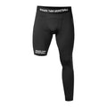 Bigger Than Basketball Single-Leg Compression Tights - Left - Black — main product shot