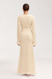 Leilani Crochet Maxi Dress - Off White Clothing Veiled 
