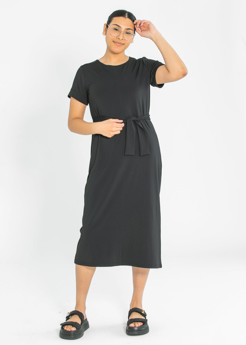 Inherit Co. Lennox Classic Midi Dress - 46" — comparison shot