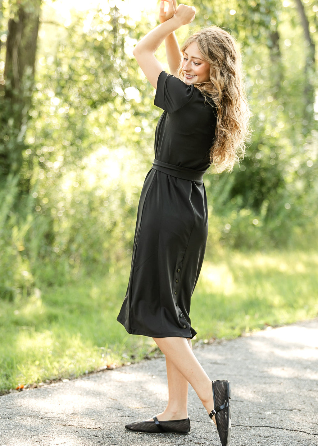 Inherit Co. Lennox Classic Midi Dress — comparison shot
