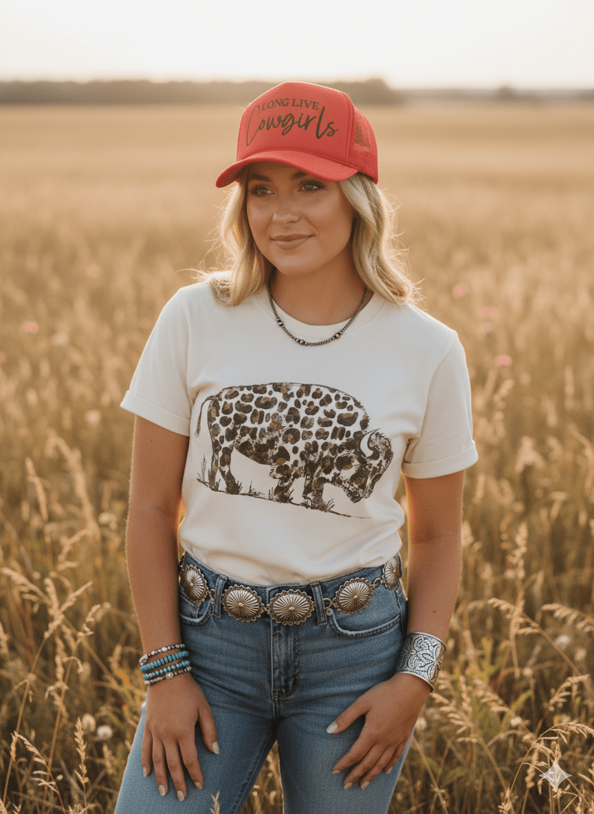 Wild Junkie Leopard Buffalo Graphic Tee — graphic tees category context