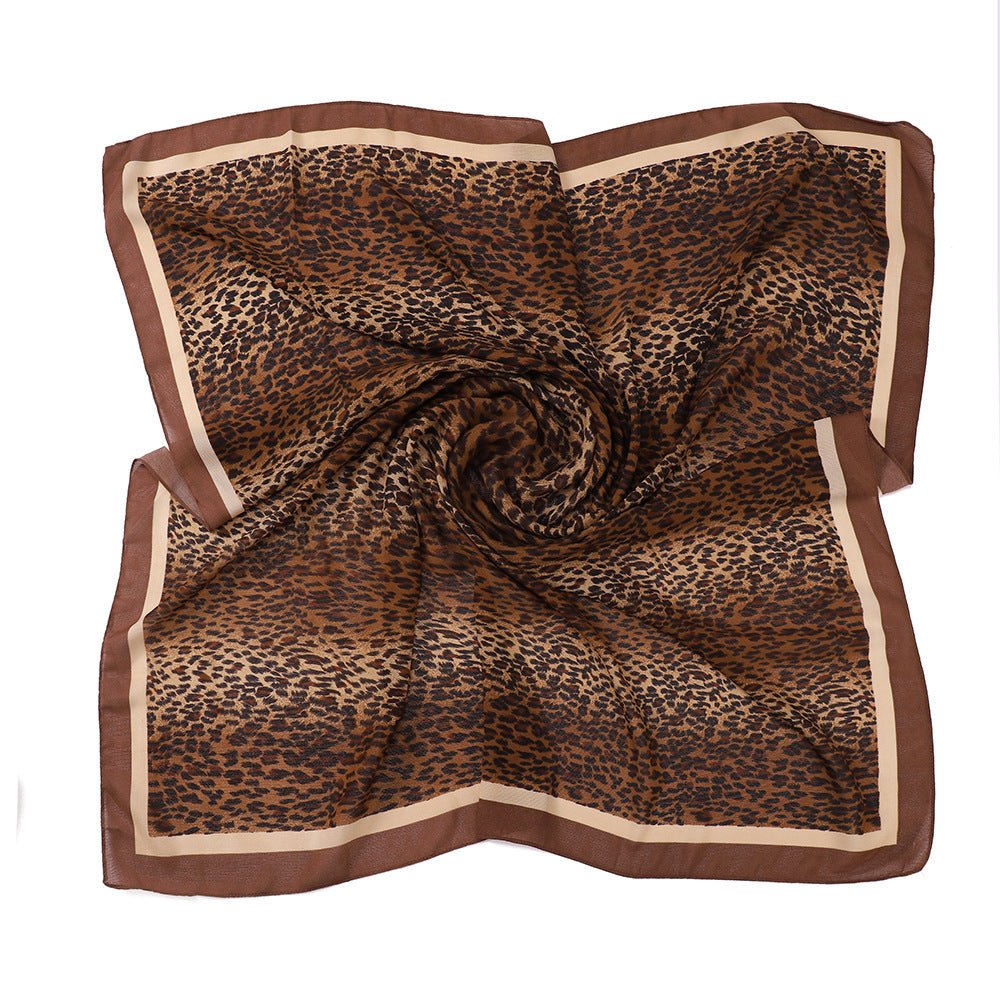 Mariam's Collection Mariam's Collection Leopard Print Square Scarf Hijab (MH182) — comparison shot
