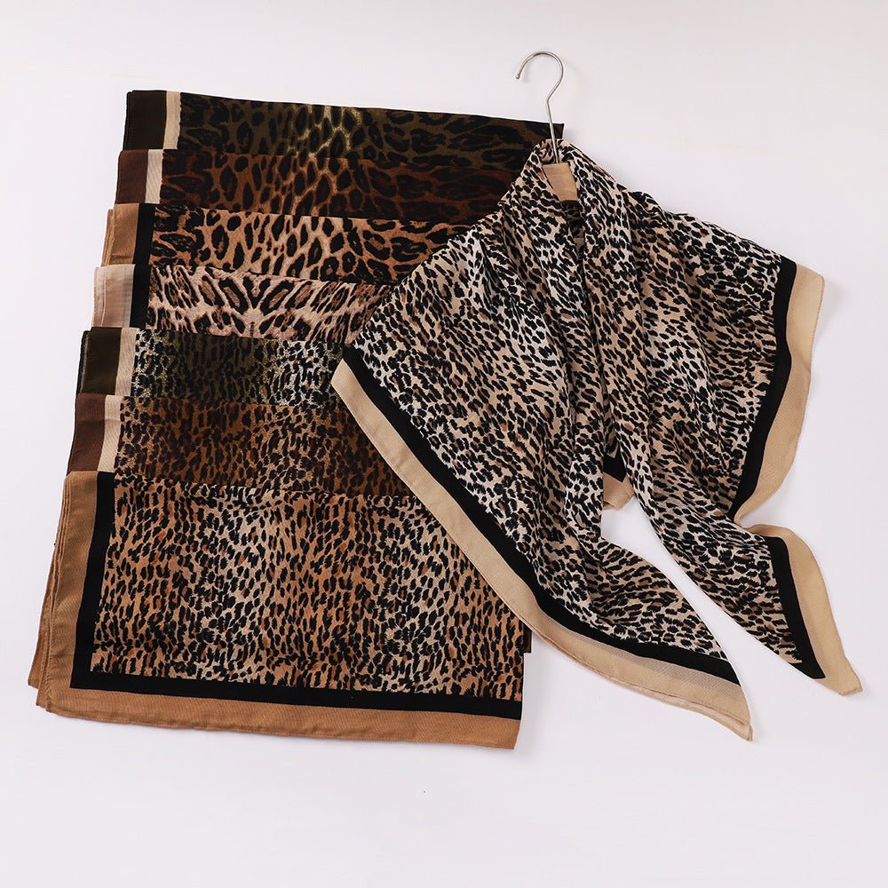 Mariam's Collection Leopard Print Square Scarf Hijab (MH182) — product category context