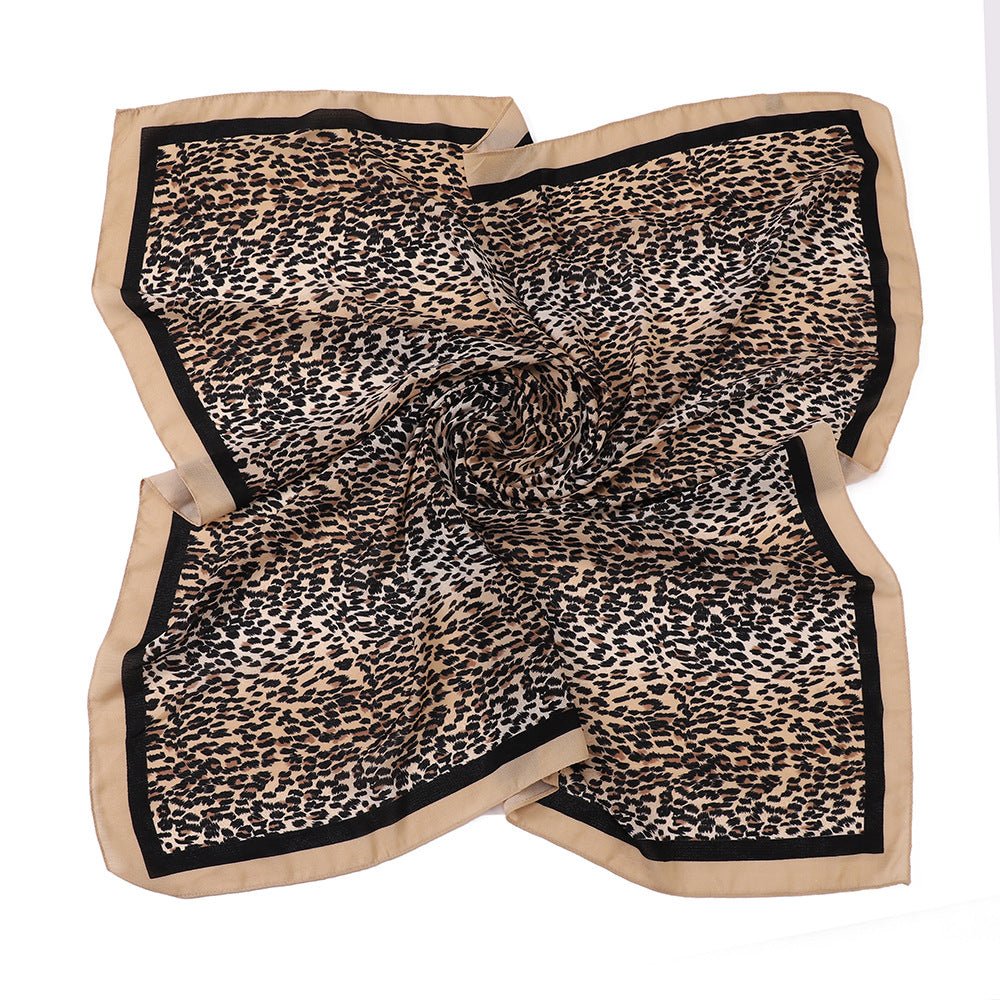 Mariam's Collection Mariam's Collection Leopard Print Square Scarf Hijab (MH182) — feature highlight