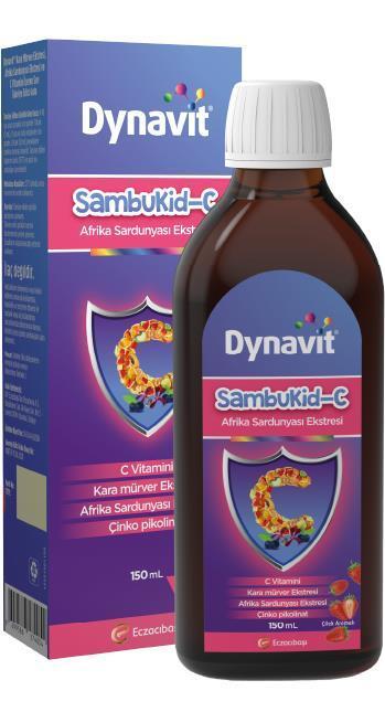 Dynavit Dietary Supplement Syrup for Immune System Support - Zinc, Vitamin C, Black Elder Extract, 5.07 fl oz