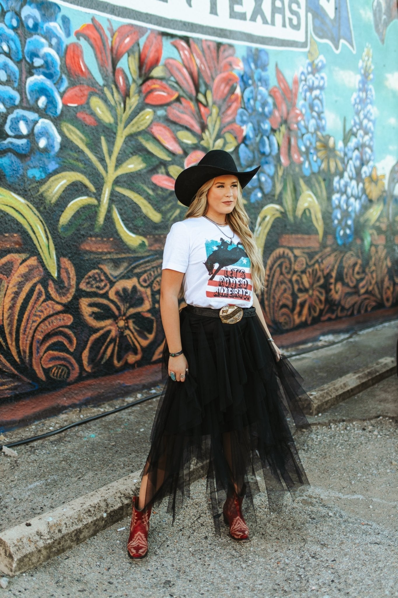 Wild Junkie Let's Rodeo America Graphic Tee — graphic tees category context
