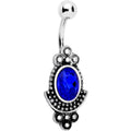 BodyCandy Blue Gem Deep Dive in the Mirror Belly Ring — main product shot