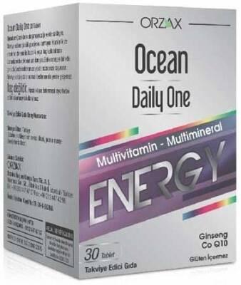Orzax Ocean Daily One Energy - 30 Tablets | Multivitamin & Mineral