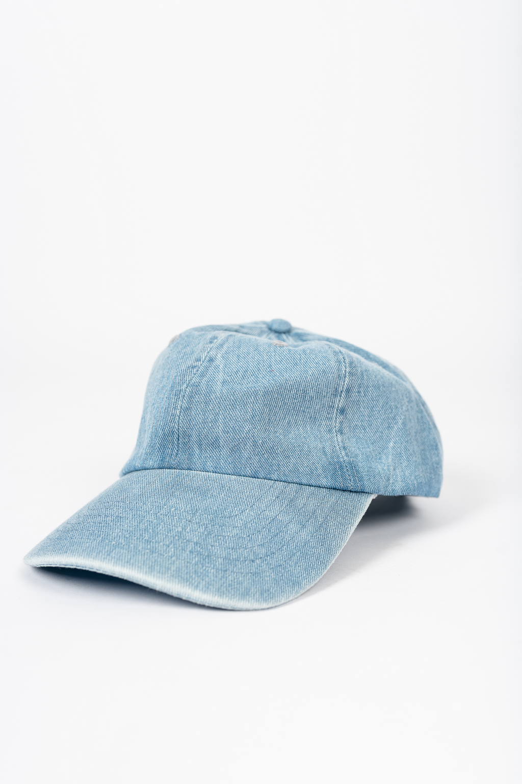 Superline Superline Denim Dad Cap — Superline branding close-up