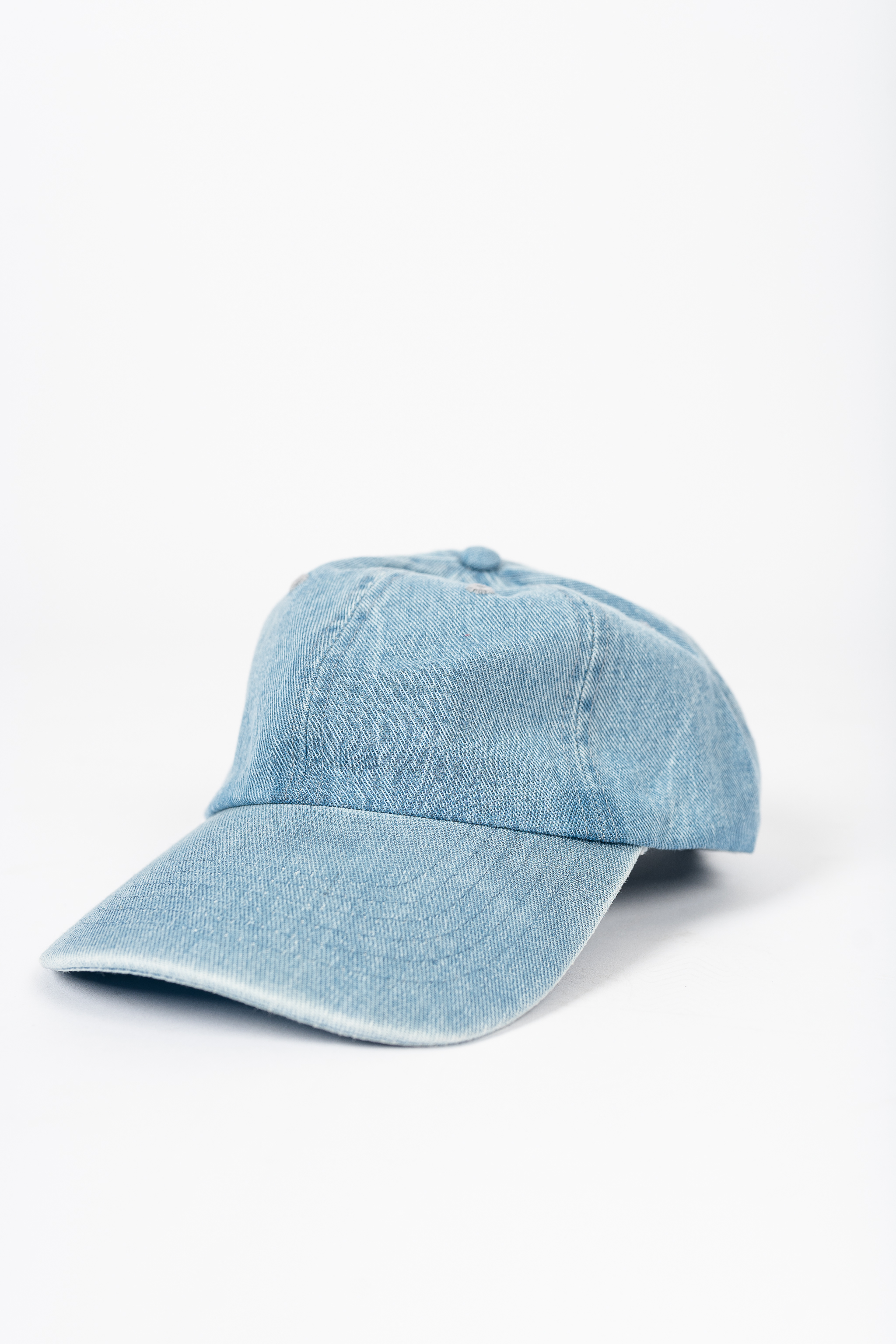 Superline Superline Denim Dad Cap — Superline branding close-up