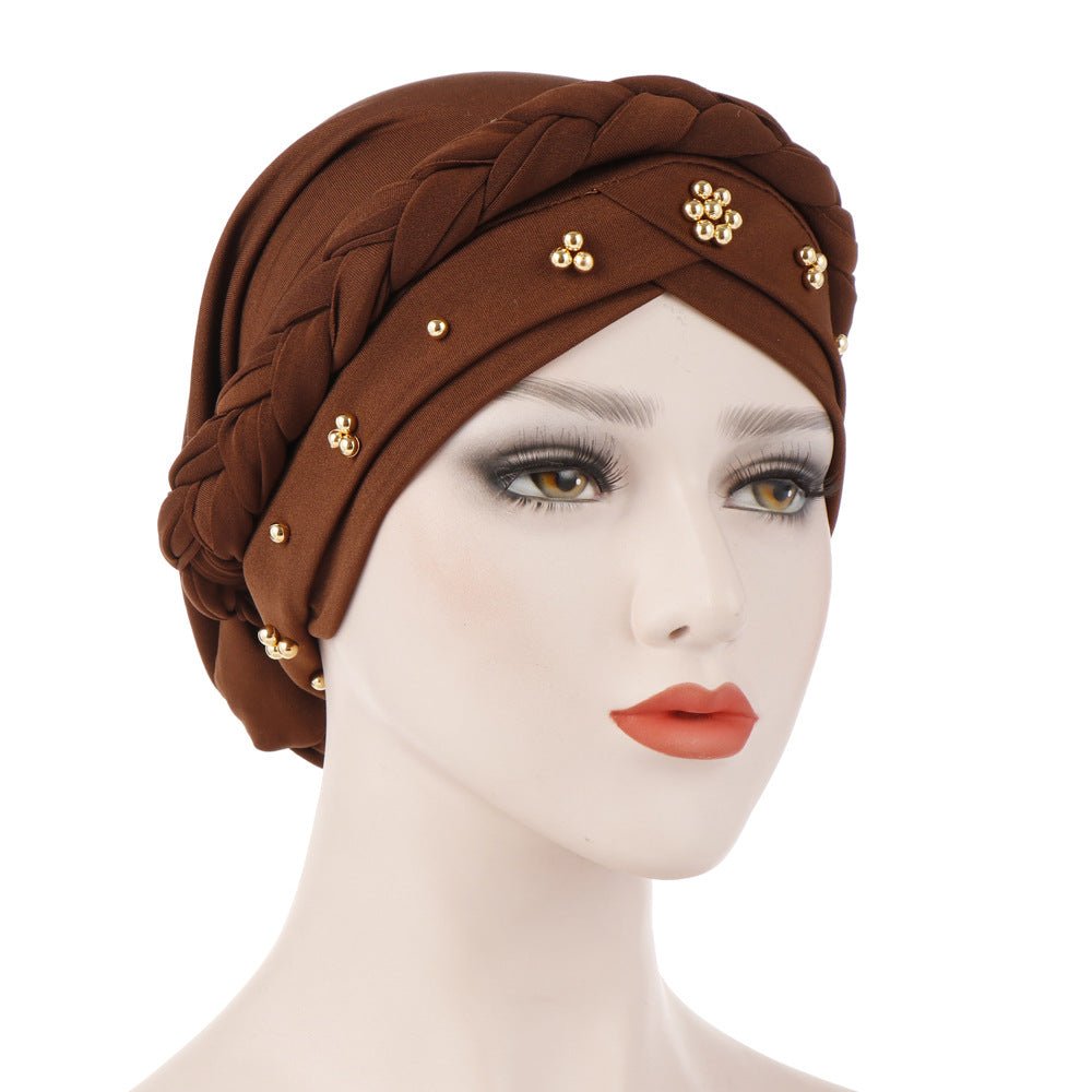 Mariam's Collection Lightweight Breathable Elegant Pearl-Embellished Undercup for Women(MH111) — detail close-up