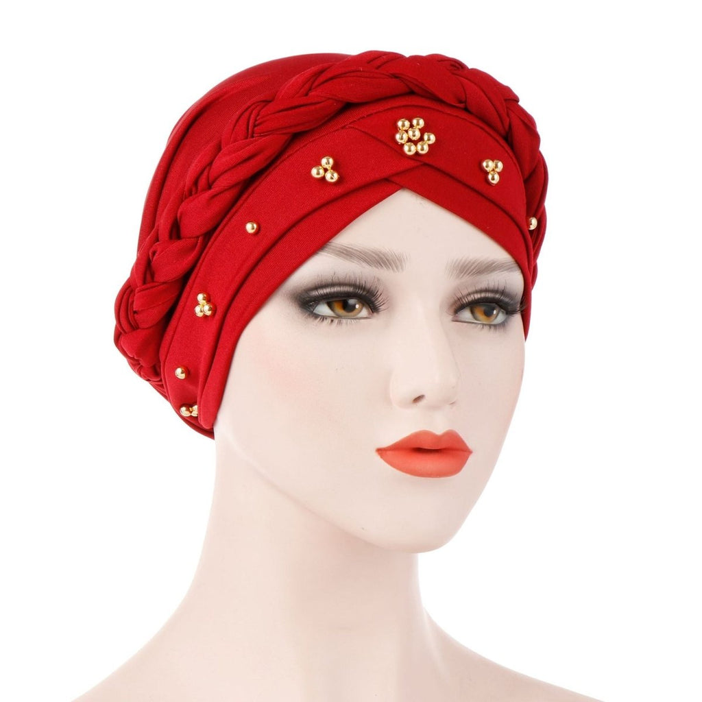 Mariam's Collection Lightweight Breathable Elegant Pearl-Embellished Undercup for Women(MH111) — Mariam's Collection branding close-up