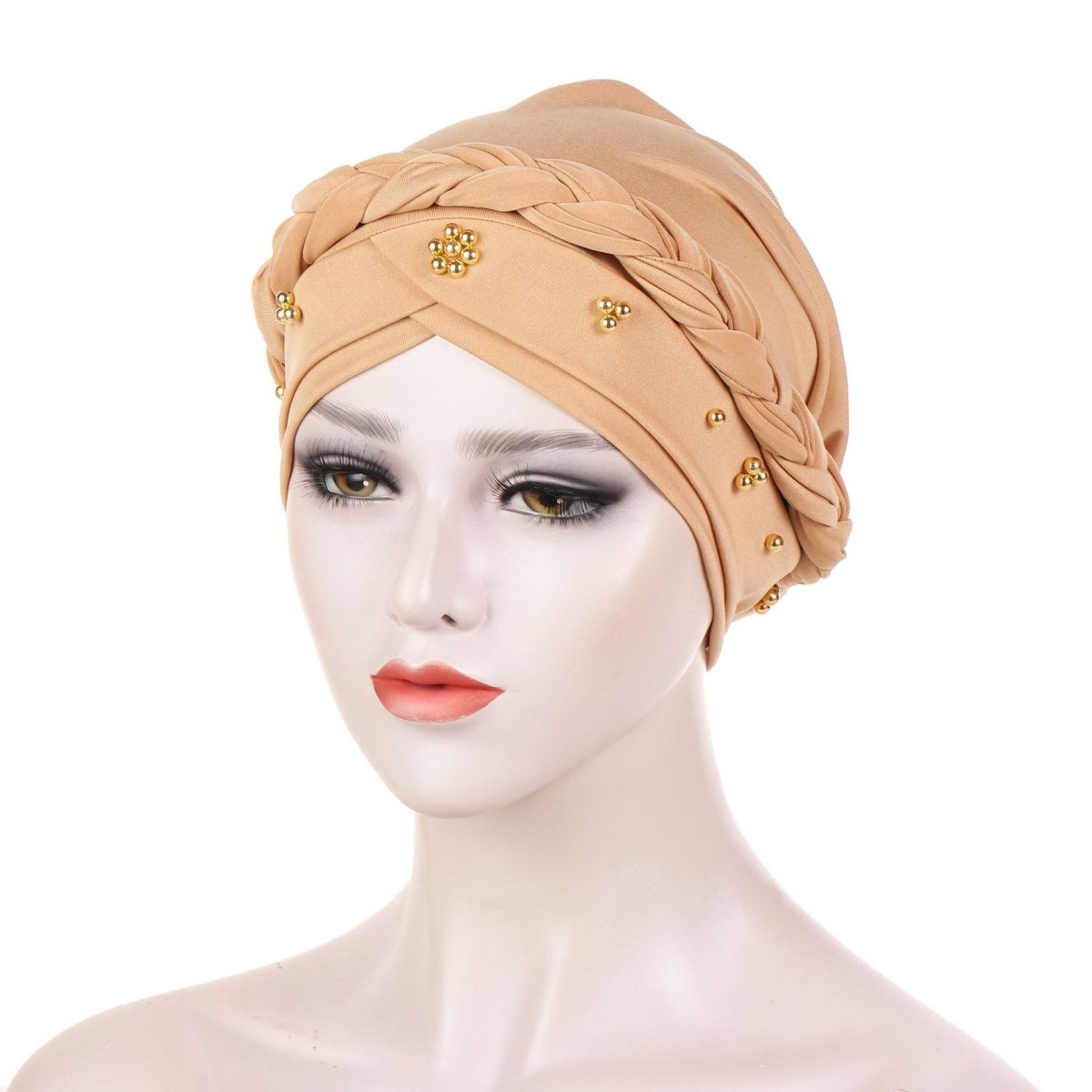 Mariam's Collection Lightweight Breathable Elegant Pearl-Embellished Undercup for Women(MH111) — flat-lay composition