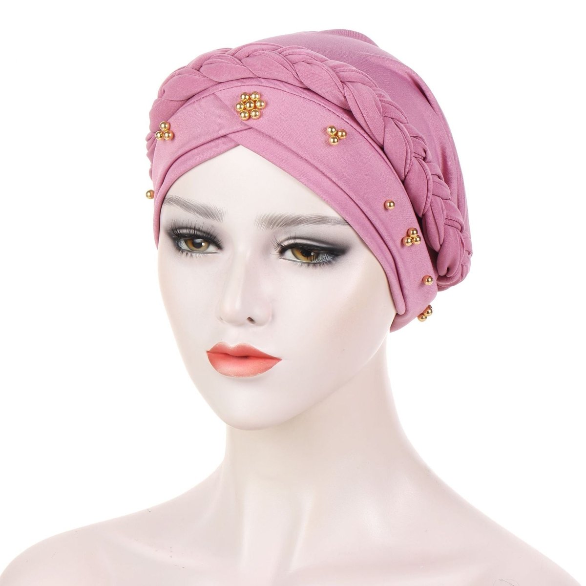 Mariam's Collection Lightweight Breathable Elegant Pearl-Embellished Undercup for Women(MH111) — product on model
