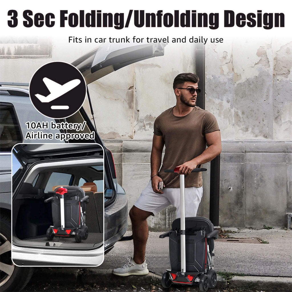 Lightweight Powered Folding Mobility Scooter For Adults And Seniors (SAK53214) – SAKSBY WHOLESALE, view 5