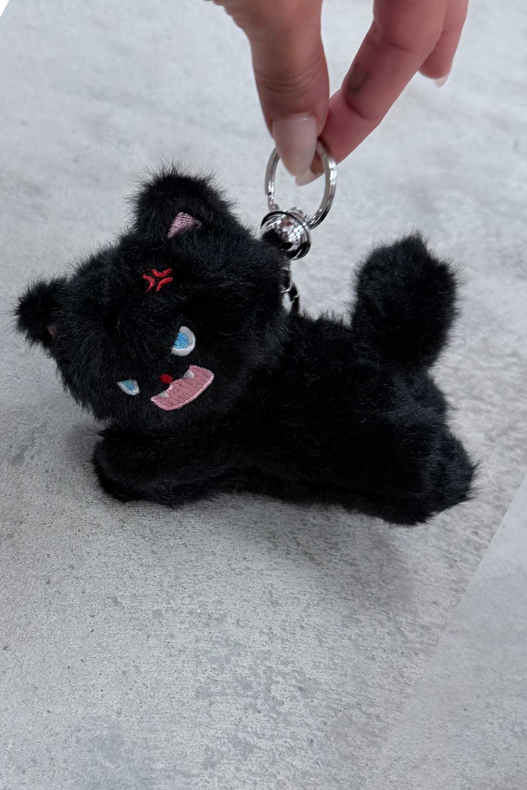 Thrash Happy Lil Hex Plush Charm — detail close-up