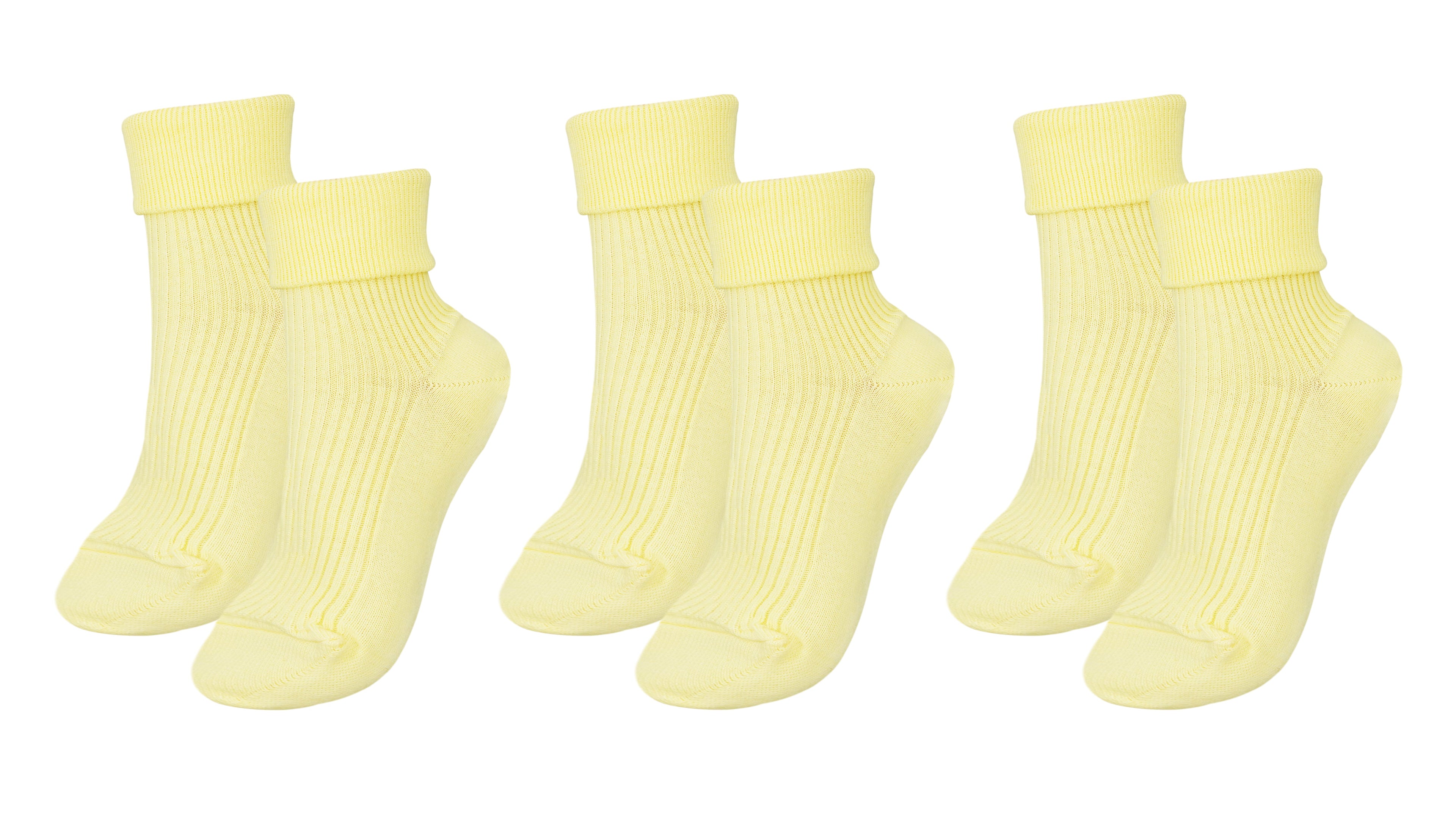 tittimitti tittimitti® 100% Organic Combed Cotton Luxury Women's Socks 3-Pack. Made in Italy. — back view