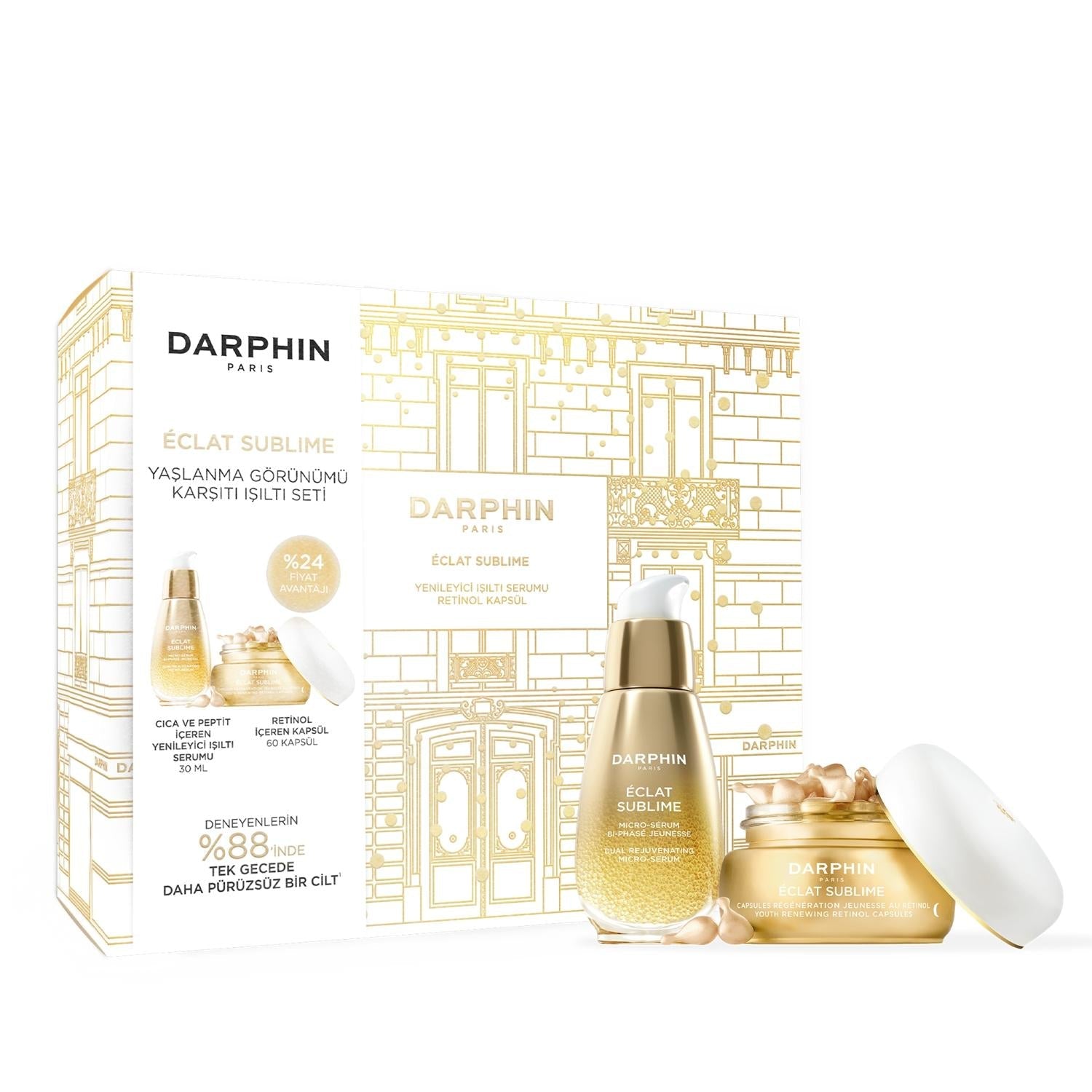 Darphin Eclat Sublime Anti-Aging Skincare Set for Radiant Complexion - Luxury Gift Set