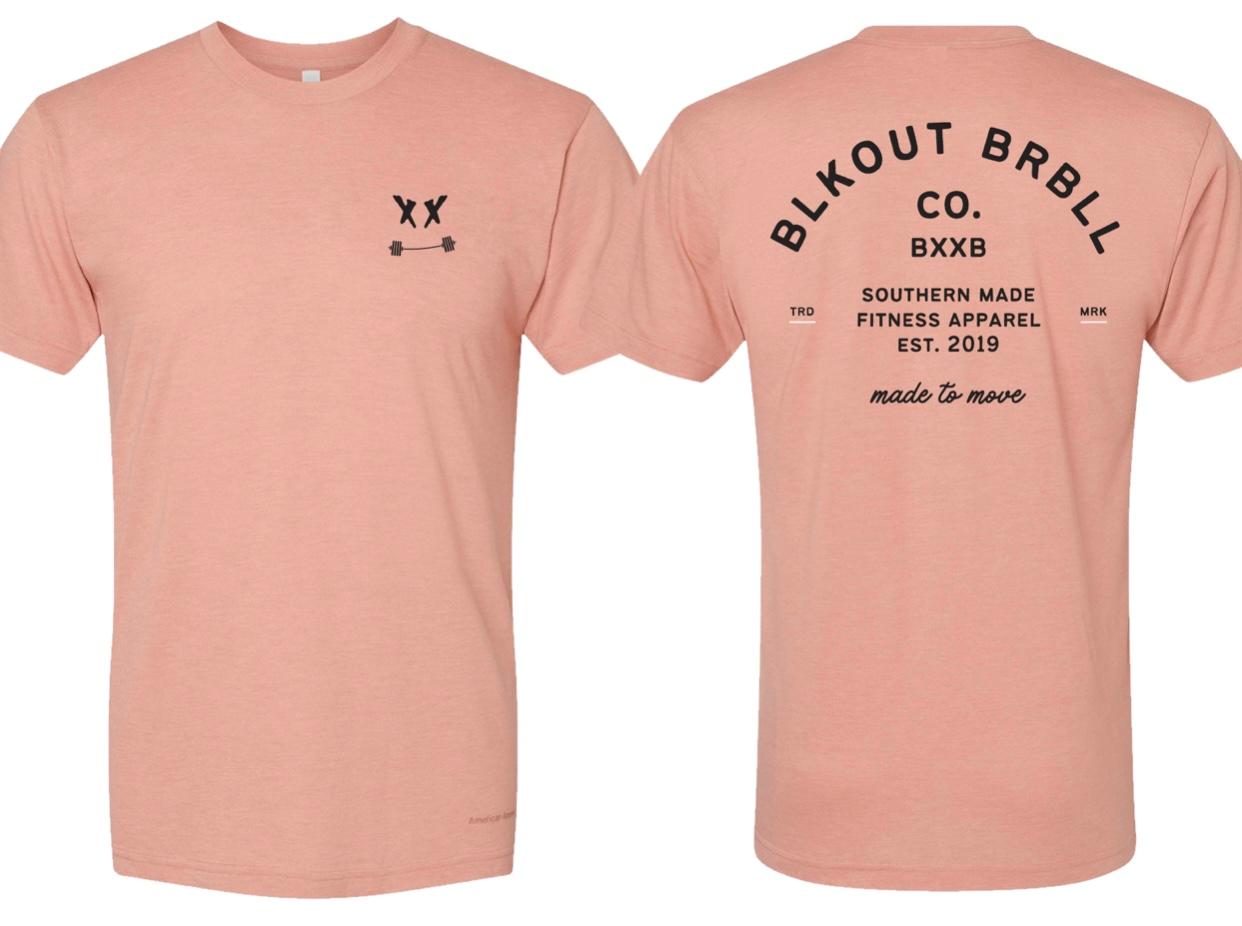 BLACKOUT BARBELL Horizon Tee — main product shot