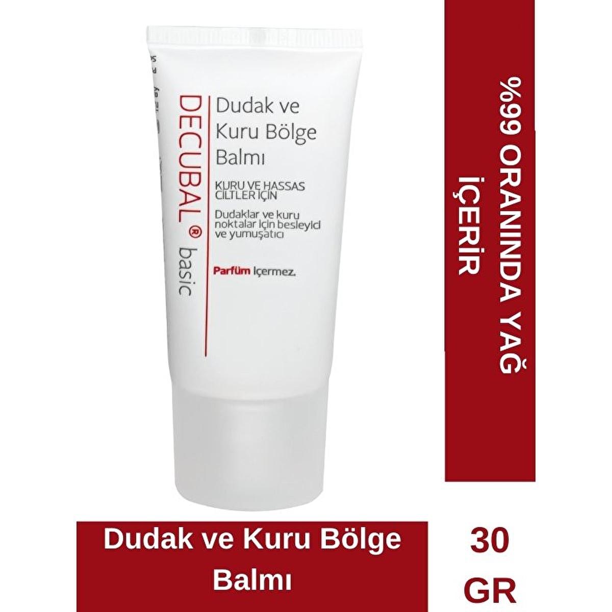 Decubal Lip and Dry Skin Balm - Moisturizing, Lanolin, Vitamin E - 1.01 fl oz