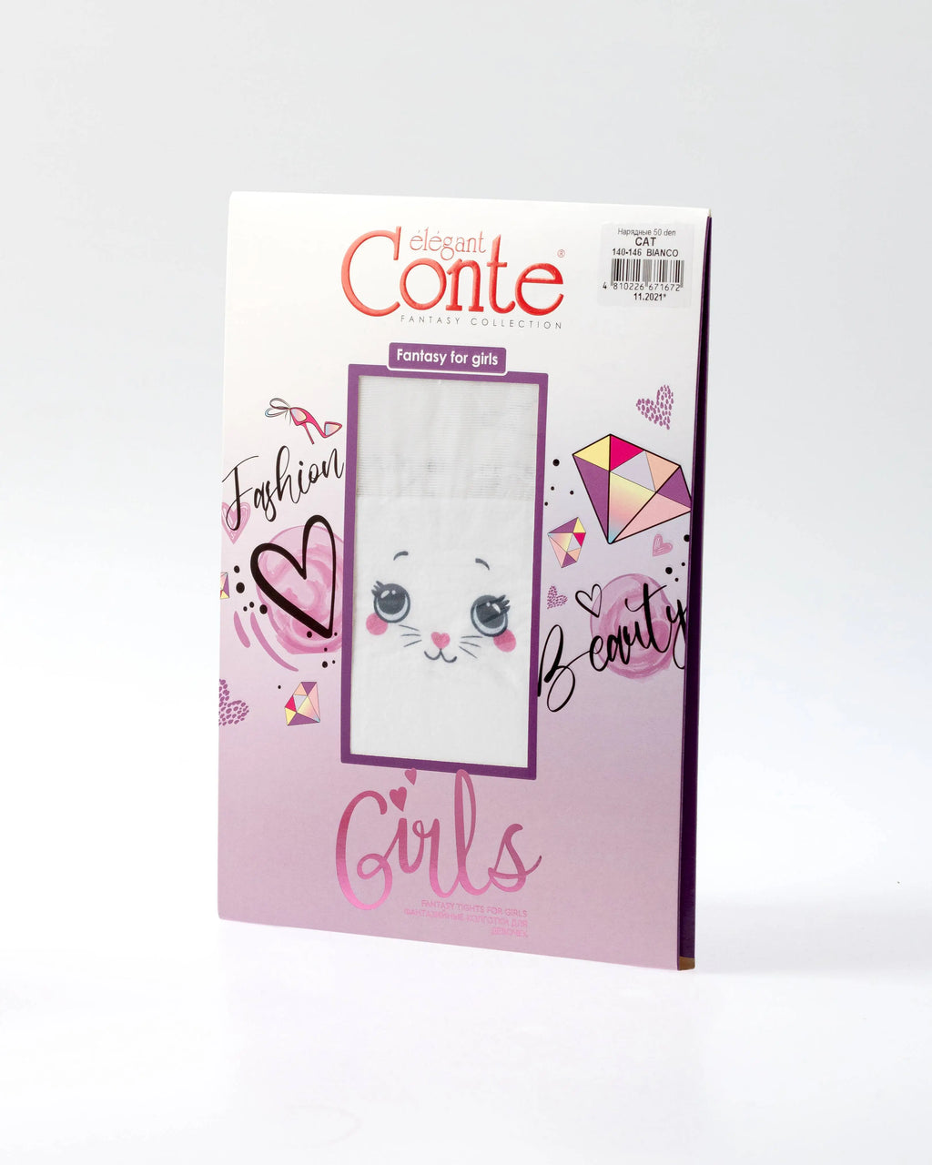 TheRanok.com Conte Tights for girls - Cat 50 Den — size reference