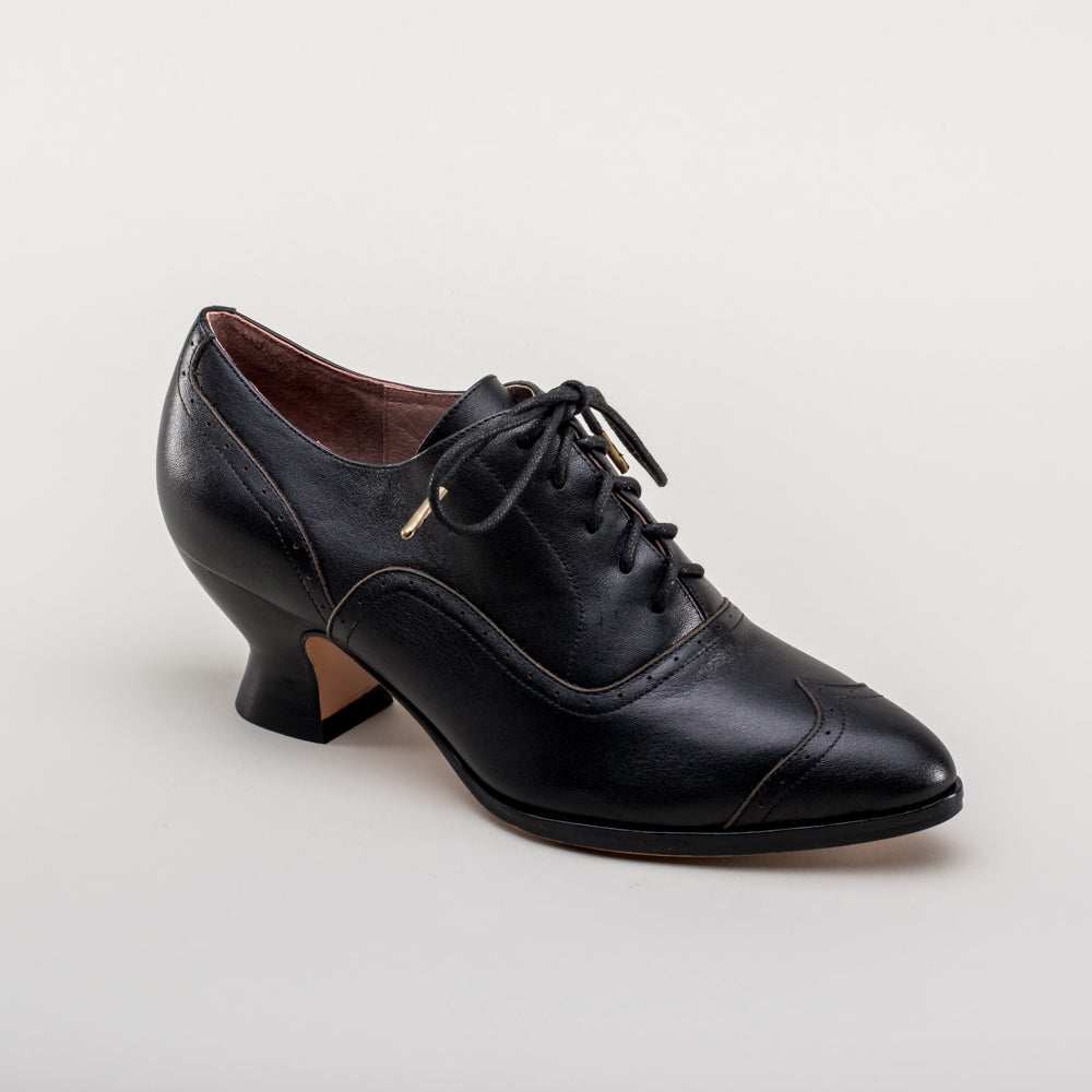 American Duchess American Duchess Londoner Edwardian Oxfords (Black) — alternate view