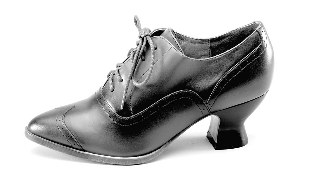 American Duchess Londoner Edwardian Oxfords (Cherry) — alternate view