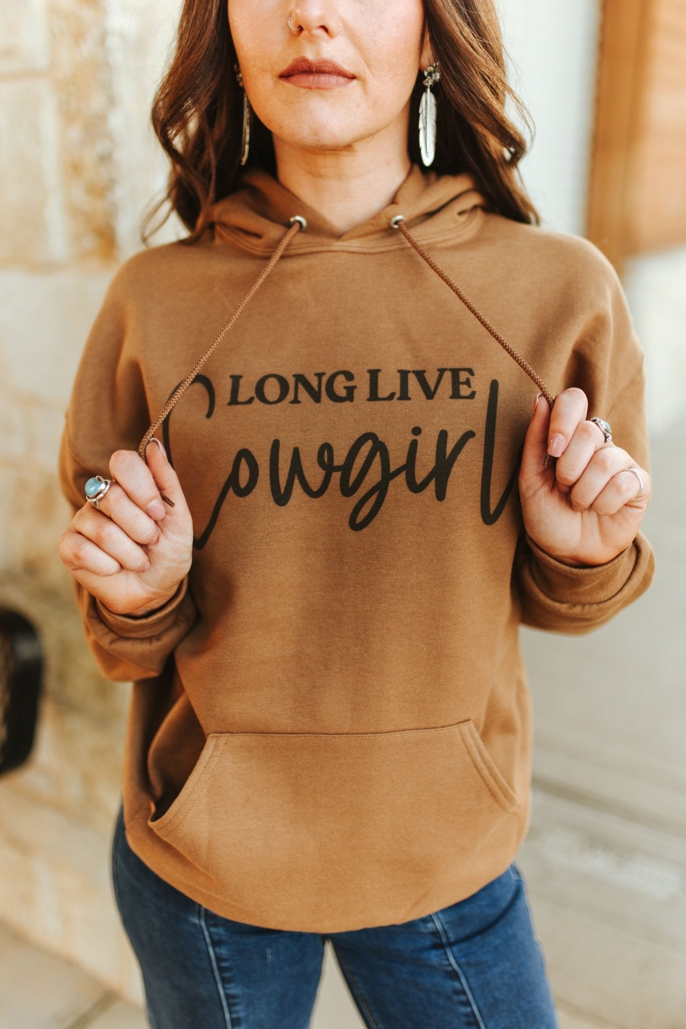 Wild Junkie Long Live Cowgirls Graphic Hoodie — sweatshirts category context